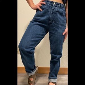 Vintage Wrangler Jeans High Waisted High Rise Mom Jeans Straight 80s 90s